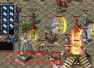 哪个传奇私服最好玩?新手快速升级攻略全解析 哪个传奇私服最好玩?新手快速升级攻略全解析
