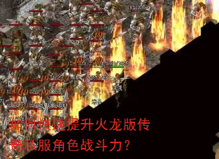 如何快速提升火龙版传奇私服角色战斗力? 如何快速提升火龙版传奇私服角色战斗力?
