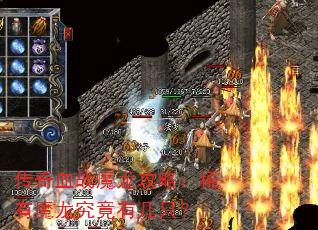 传奇血战魔龙攻略:稀有魔龙究竟有几只? 传奇血战魔龙攻略:稀有魔龙究竟有几只?